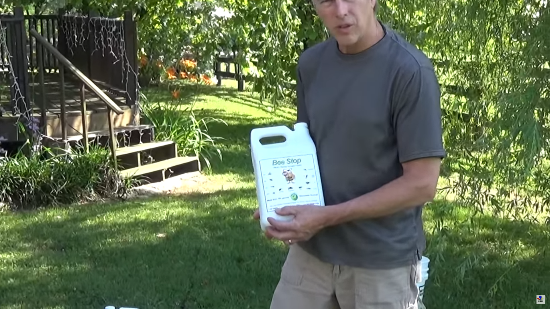Load video: Bee Stop, our most popular bee repellent!